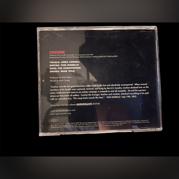 🎵 Audioslave - COCHISE Single | Signed by Tom Morello & Brad Wilk 🎵 - Picture 10 of 11